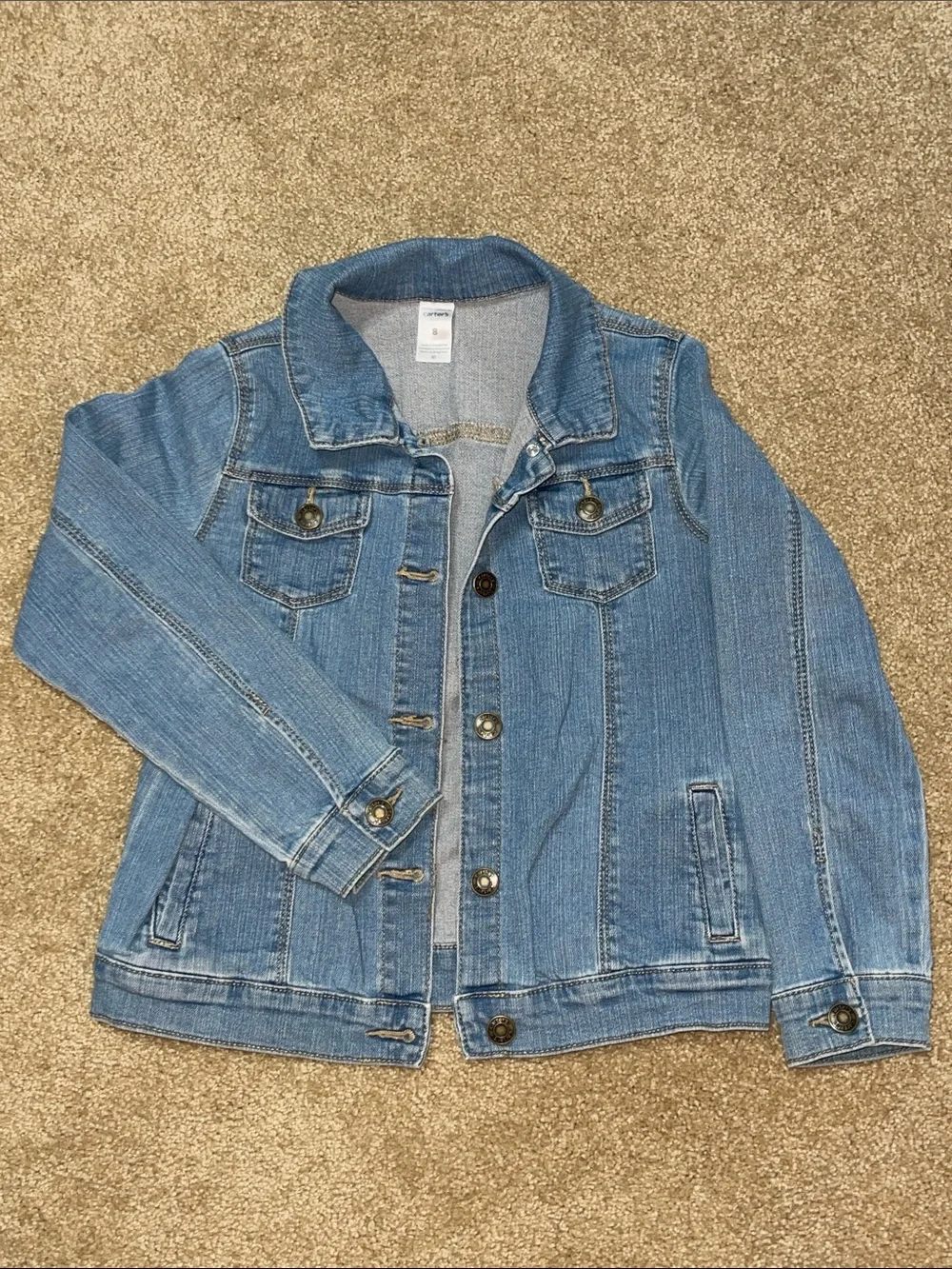 Carter's Light Blue Denim Jean Jacket for Kids